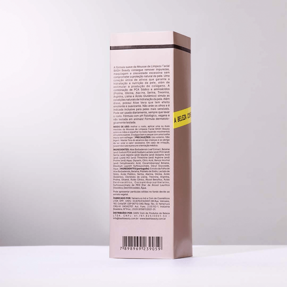 Mousse de Limpeza Facial 155ml - BashBeauty