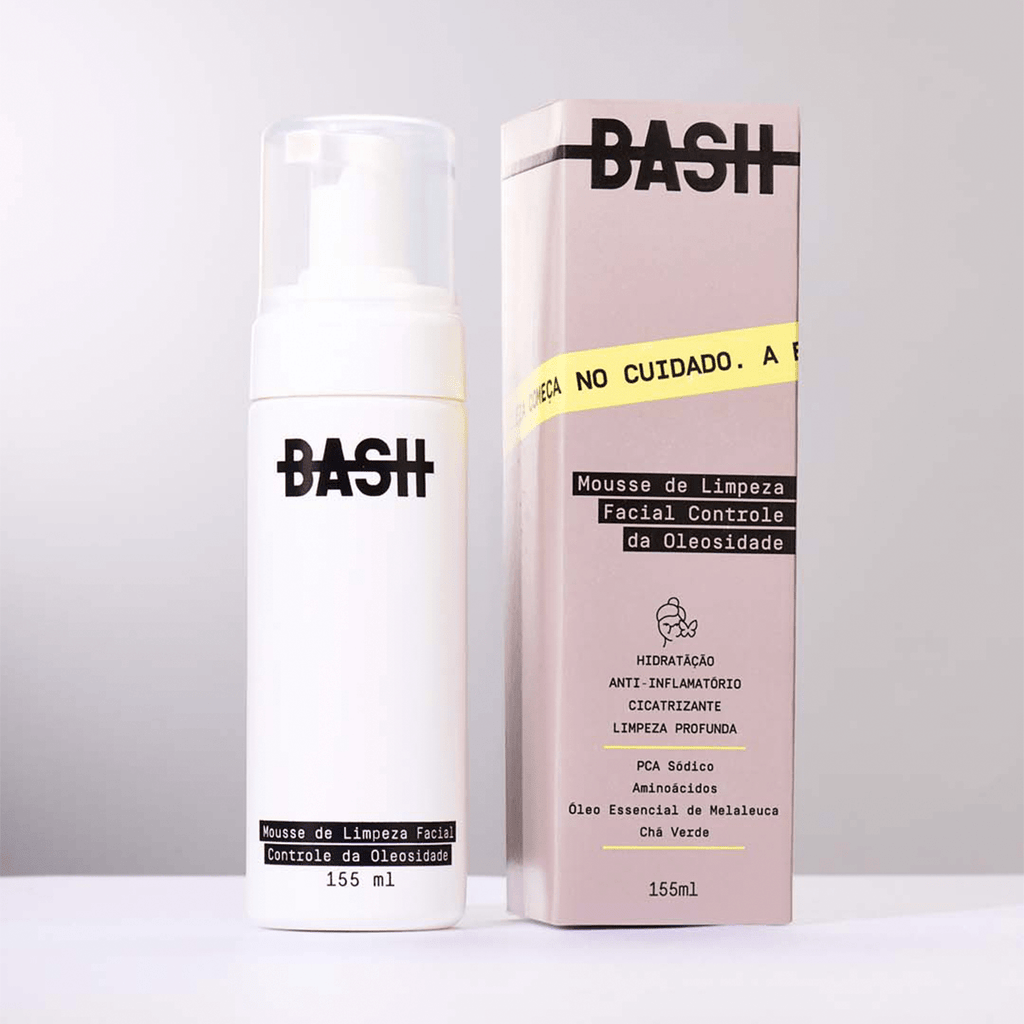 Mousse de Limpeza Facial Controle da Oleosidade 155ml - BashBeauty