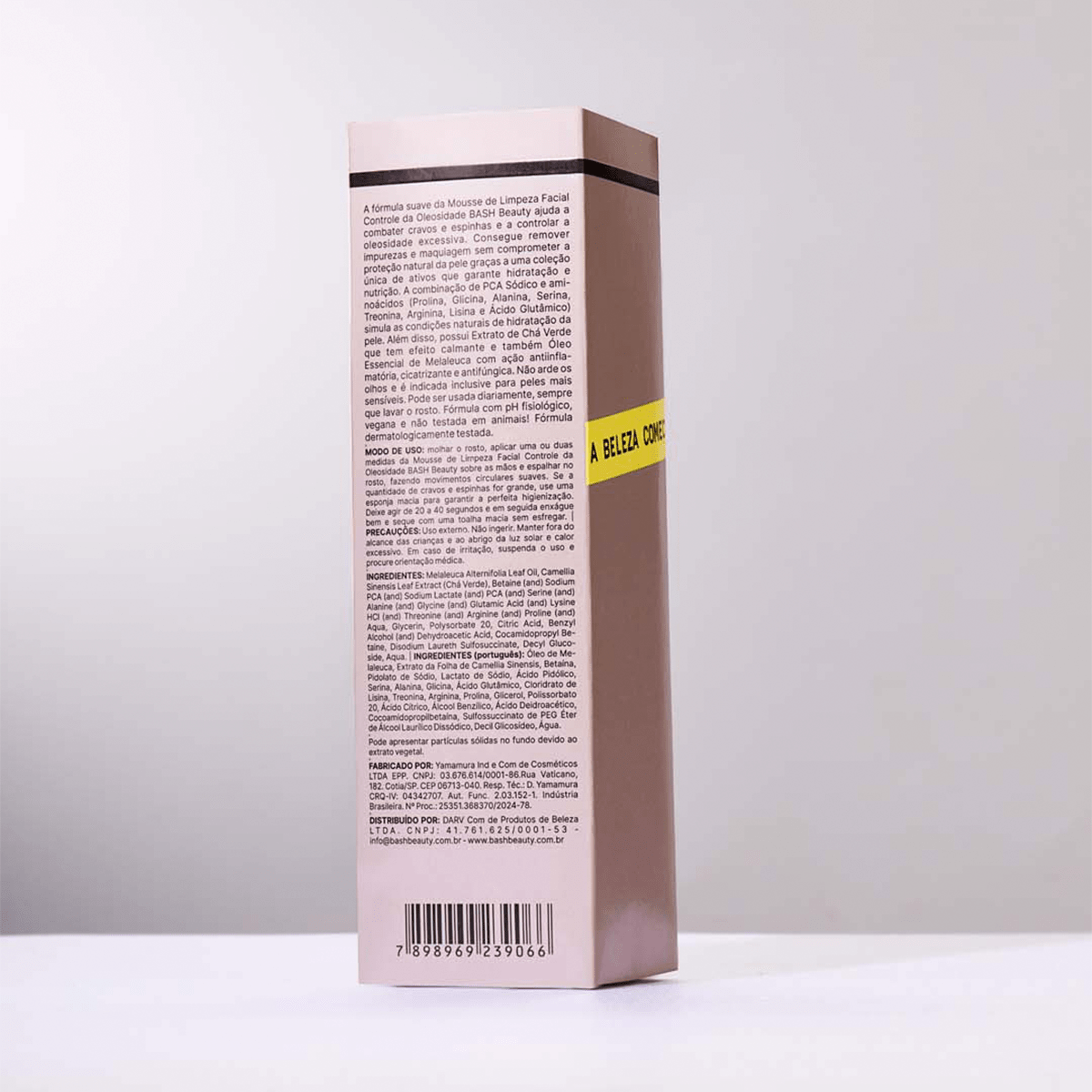 Mousse de Limpeza Facial Controle da Oleosidade 155ml - BashBeauty