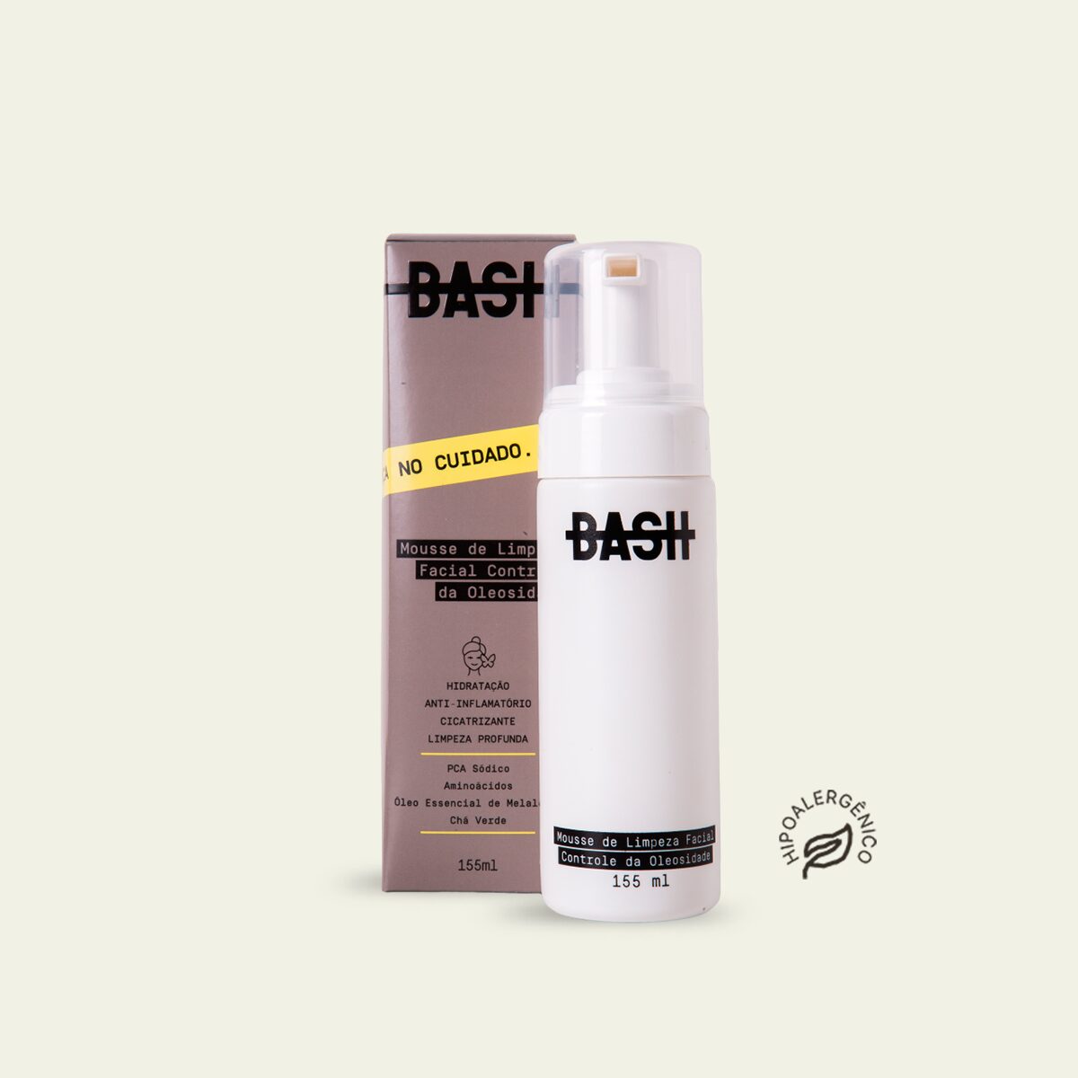 Mousse de Limpeza Facial Controle da Oleosidade 155ml - BashBeauty
