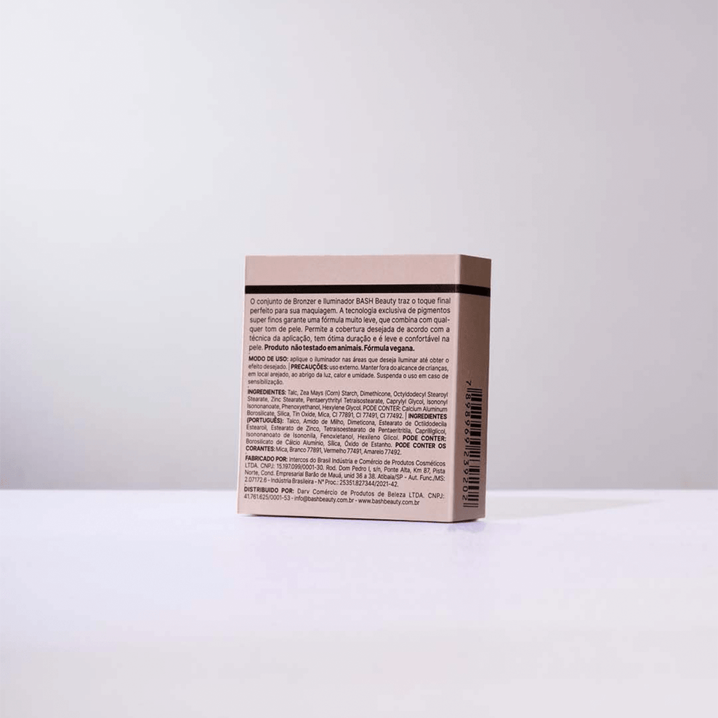 Pó Bronzer e Iluminador - BashBeauty