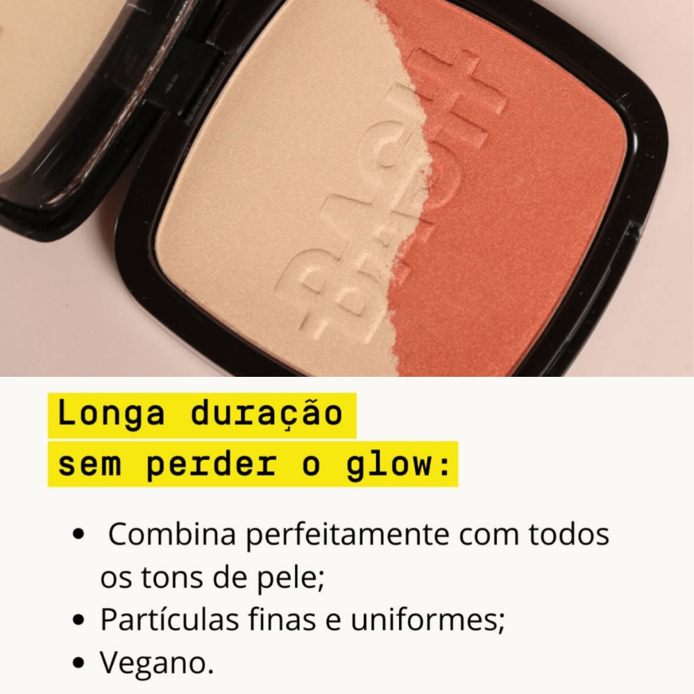 Pó Bronzer e Iluminador - BashBeauty